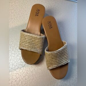 a.n.a. | Womens Robinson Heeled Sandals. Size: 8